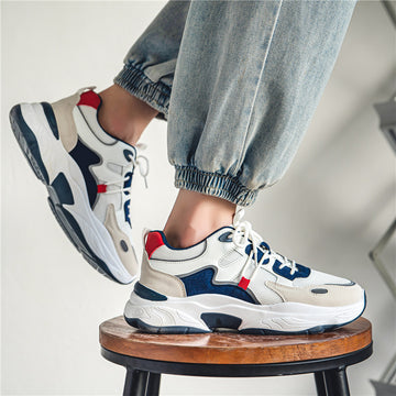 MS916 - Korean Chunky White Fashion Shoes